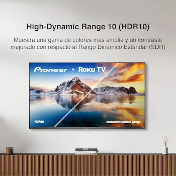 Imagen 5 de Televisión Pioneer PN50R85126U 50 Pulgadas 4K UHD Roku TV Negro