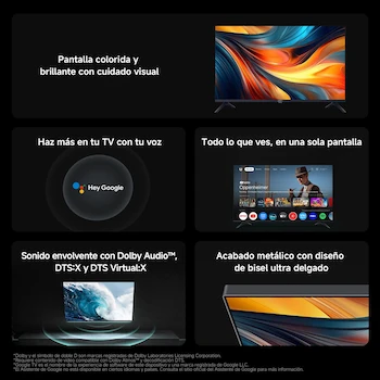 Imagen 2 de Xiaomi TV A 32 2026 Google TV 32" HD Bisel Ultrafino