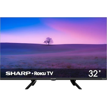 Imagen alusiva al producto Sharp Smart TV 32" LED Roku TV HD Roku OS WiFi
