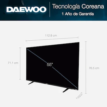 Imagen 2 de Daewoo DAW55URF Smart TV LED 55" UHD 4K