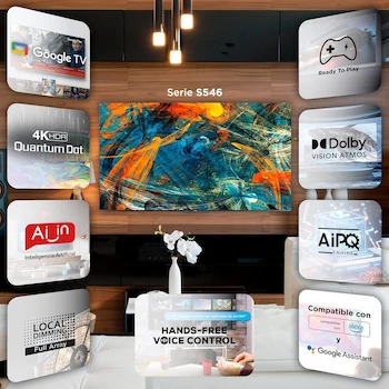 Imagen 2 de TCL 65S546 QLED Smart TV 65" UHD 4K Google TV
