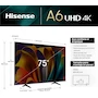 Miniatura de Hisense A6N TV 75 Pulgadas Smart Google TV UHD 4K