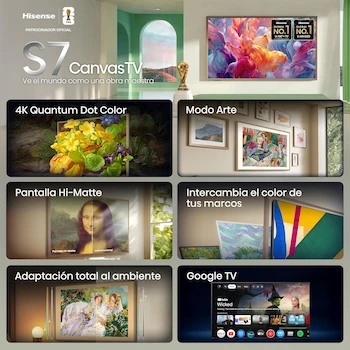 Imagen 4 de Hisense CanvasTV S7S QLED 4K 55" Smart TV
