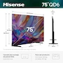 Miniatura de Hisense QD6 Series 2026 75" 4K Smart TV 75QD6SFM