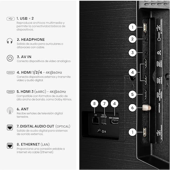 Imagen 3 de Hisense QD6 Series 2026 75" 4K Smart TV 75QD6SFM