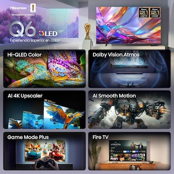 Imagen 4 de Hisense QD6 Series 2026 75" 4K Smart TV 75QD6SFM