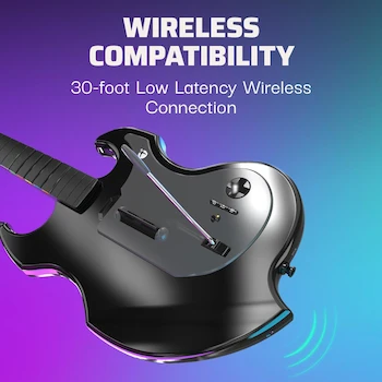 Imagen 3 de PDP RIFFMASTER Wireless Guitar Controller Xbox Series X|S, Xbox One, PC Black