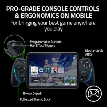 Imagen 4 de Razer Kishi Ultra Gaming Controller Negro USB-C para Android, iPhone 15/16, iPad Mini