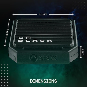 Imagen 2 de WD Black Tarjeta Expansión Almacenamiento C50 512GB NVMe SSD Xbox Series X|S