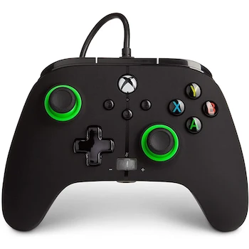 Imagen de referencia para PowerA Control Mejorado Alámbrico para Xbox Series X|S Green Hint Standard Edition