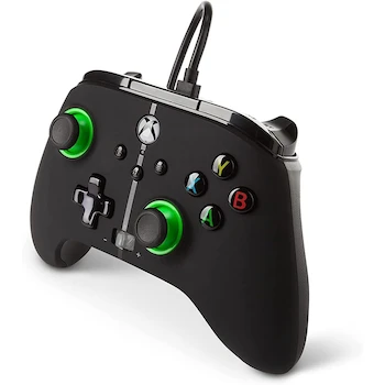 Imagen 3 de PowerA Control Mejorado Alámbrico para Xbox Series X|S Green Hint Standard Edition