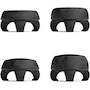 Miniatura de SCUF Empuñaduras Thumbstick Tactic 6 Pack con 2 Bases Negro