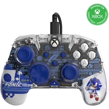Imagen de referencia para PDP REALMz Sonic Speed Control con Cable para Xbox Series X|S, Xbox One y PC