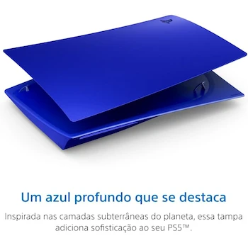 Imagen 2 de PlayStation 5 Console Covers (Model Group - Slim) Cobalt Blue