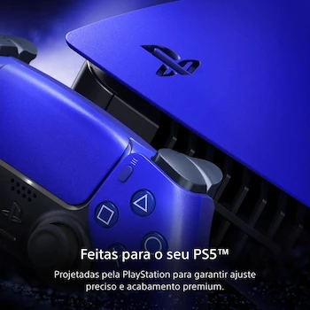 Imagen 3 de PlayStation 5 Console Covers (Model Group - Slim) Cobalt Blue