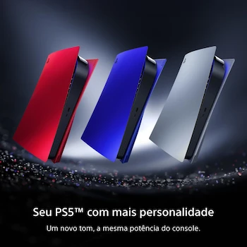 Imagen 5 de PlayStation 5 Console Covers (Model Group - Slim) Cobalt Blue