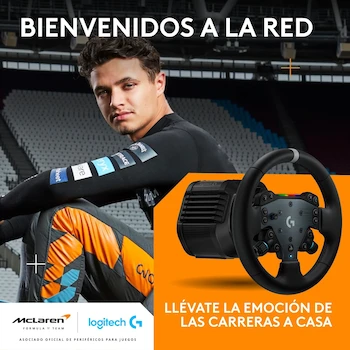 Imagen 2 de Logitech G RS50 System 3 Piezas Base Direct Drive 8Nm Volante Round 11" Hub para PS5/PS4/PC