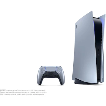 Imagen 2 de Sony PlayStation 5 Cubierta para Consola Standard Sterling Silver