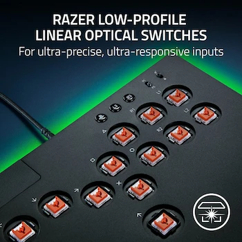 Imagen 3 de Razer Kitsune Mando Arcade Óptico Multibotón para PS5 y PC Negro