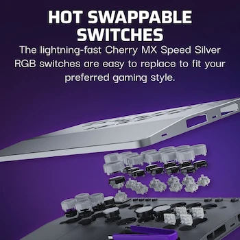 Imagen 4 de Turtle Beach Victrix Pro KO Leverless Fight Stick Gray PS5/PS4/PC