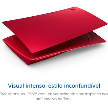 Imagen 2 de PlayStation 5 Cubiertas para Consola Standard Slim Volcanic Red