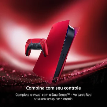 Imagen 4 de PlayStation 5 Cubiertas para Consola Standard Slim Volcanic Red