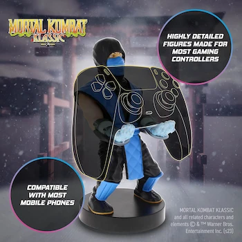 Imagen 4 de Cable Guys Sub-Zero Mortal Kombat Soporte para Controlador y Teléfono