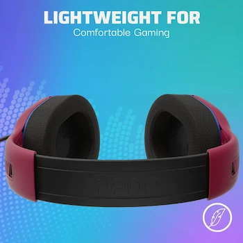Imagen 3 de PDP AIRLITE Pro Wireless Headset Cosmic Red PS5 PS4 PC