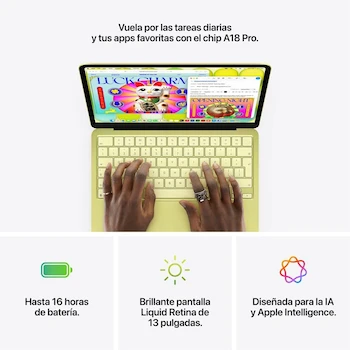 Imagen 5 de Apple 2026 MacBook Neo 13" A16 Pro 256GB Rosa Rubor