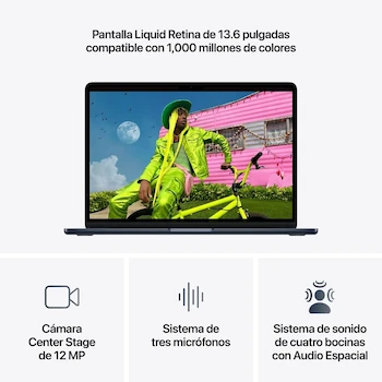 Imagen 3 de Apple 2026 MacBook Air 13" Chip M5 16GB 512GB Azul Medianoche