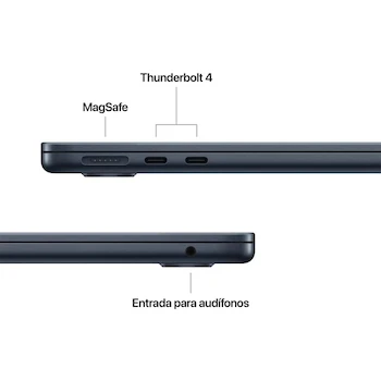 Imagen 4 de Apple 2026 MacBook Air 13" Chip M5 16GB 512GB Azul Medianoche