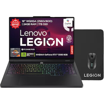 Imagen 1 de Laptop Lenovo Legion Pro 5 16" OLED WQXGA AMD Ryzen 7 RTX 5060 24GB 1TB