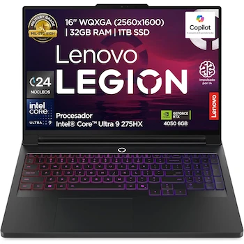 Imagen de referencia para Lenovo Legion Pro 7 16" OLED Intel Core Ultra 9 RTX 5080 32GB 1TB