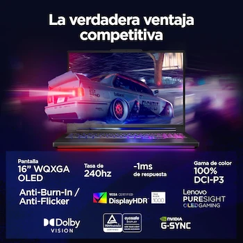 Imagen 5 de Lenovo Legion Pro 7 16" OLED Intel Core Ultra 9 RTX 5080 32GB 1TB