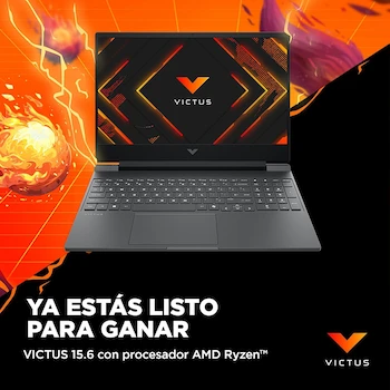 Imagen 4 de HP Victus 15-fb3036la Laptop Gaming Ryzen 7 RTX 4050 16GB 1TB 15.6" FHD Plata Cromo