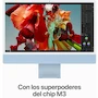 Miniatura de Apple iMac 2023 M3 24" 4.5K 8GB 512GB SSD Azul