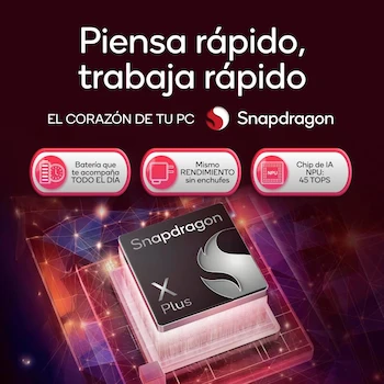 Imagen 5 de Lenovo IdeaPad Slim 5 14Q8X9 Laptop 14" WUXGA Gris Snapdragon X Plus 16GB RAM 512GB SSD