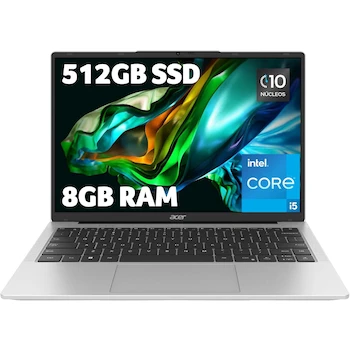 Imagen de referencia para Acer Aspire Lite 14 Laptop Core i5 1235U 8GB RAM 512GB SSD Color Plata
