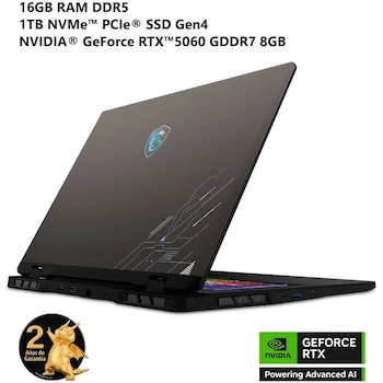 Imagen 4 de MSI Crosshair 17 Gaming Laptop RTX 5060 Ryzen 9 16GB 1TB SSD