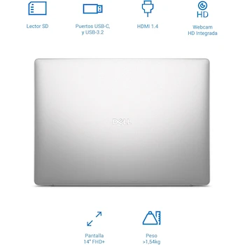 Imagen 4 de Dell Pro 14 Laptop AMD Ryzen 7 250 16GB 512GB SSD 14" FHD+ Windows 11