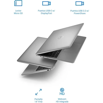 Imagen 4 de Dell Latitude 14 5455 Snapdragon X Plus 32GB 1TB SSD 14" FHD+ Plata
