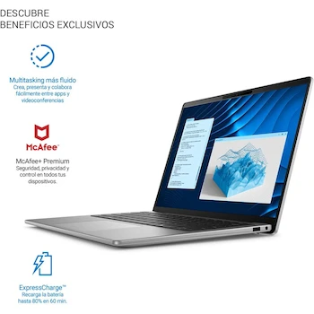 Imagen 5 de Dell Latitude 14 5455 Snapdragon X Plus 32GB 1TB SSD 14" FHD+ Plata