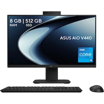 Imagen alusiva al producto ASUS AiO V440 Intel Core i5 8GB RAM 512GB SSD 23.8" Blanco