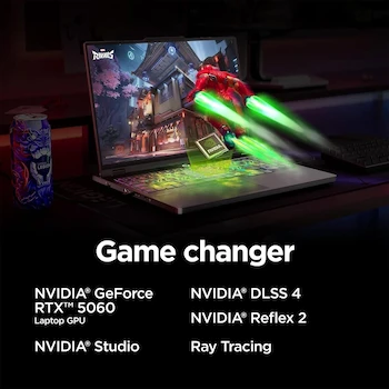 Imagen 3 de Lenovo Legion 5 Gaming Portátil AMD Ryzen 7 16GB 1TB SSD OLED 15.1" RTX 5060 Eclipse Black