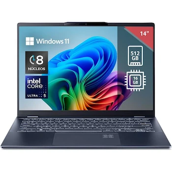 Imagen 1 de Acer Swift 14 AI Copilot+ PC 14" WQXGA+ OLED Core Ultra 5 16GB 512GB SSD
