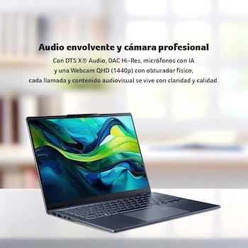 Imagen 2 de Acer Swift 14 AI Copilot+ PC 14" WQXGA+ OLED Core Ultra 5 16GB 512GB SSD