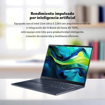 Imagen 3 de Acer Swift 14 AI Copilot+ PC 14" WQXGA+ OLED Core Ultra 5 16GB 512GB SSD