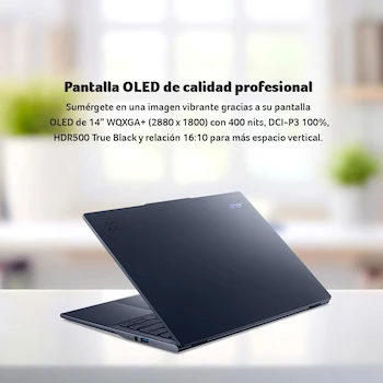 Imagen 4 de Acer Swift 14 AI Copilot+ PC 14" WQXGA+ OLED Core Ultra 5 16GB 512GB SSD