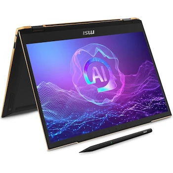 Imagen 4 de MSI Summit 13 AI+ EVO 2-in-1 Laptop 13.3" FHD+ Touch Intel Core Ultra 7 16GB 1TB SSD Negro