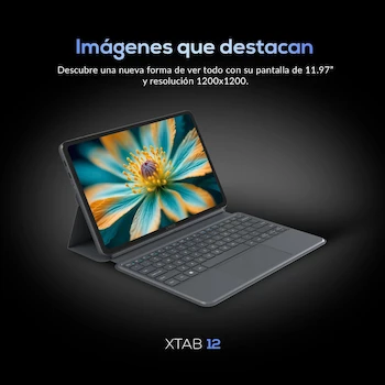 Imagen 2 de Laptop 2 en 1 Detachable Lanix XTAB 12 Intel N100 12GB 512GB 11.97" Gris Windows 11